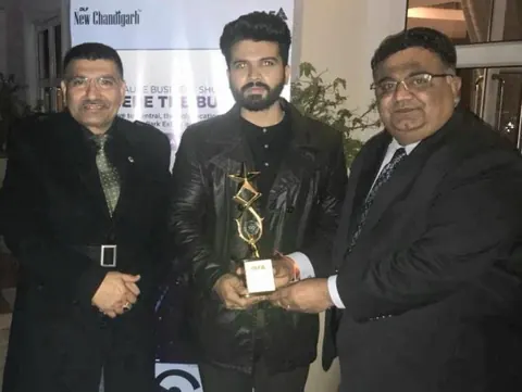 Recognition at a DLF New Chandigarh event