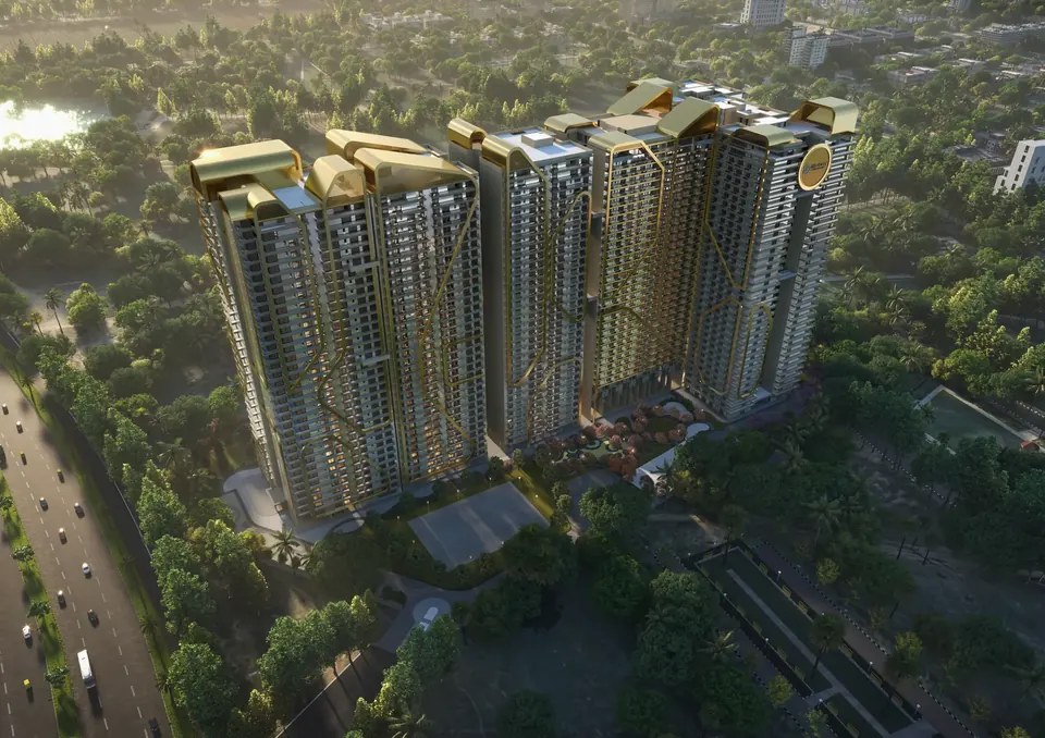 Aerial view of Opus One, Eco City 2