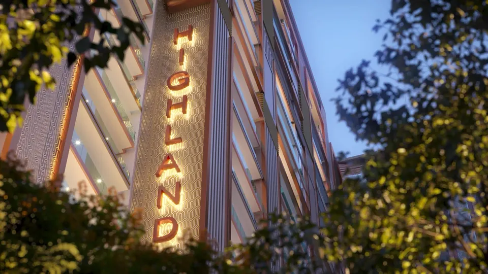 Highland Mayfields tower signage (artist impression)
