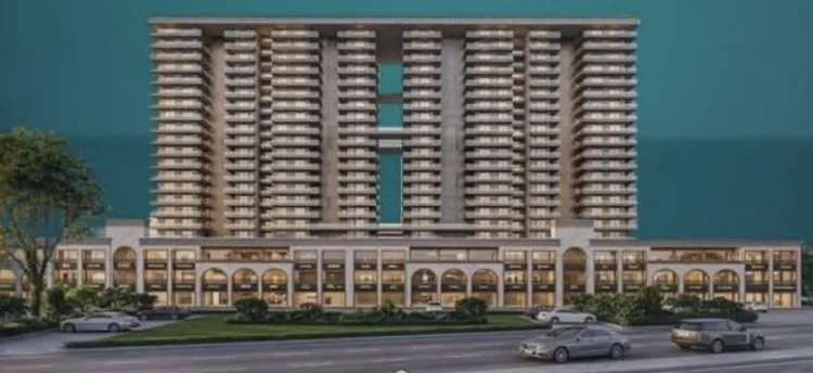 Hamylten Heights towers above the Mohali Plaza SCO floors (artist impression)
